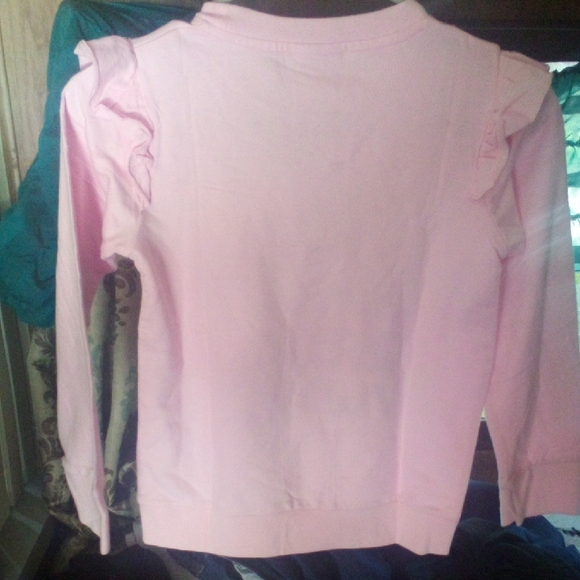 NWOT!  Pink Long Sleeve Alphabet Tee - Picture 5 of 6